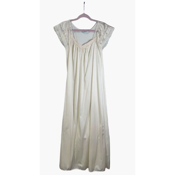 Vintage 60s Spotlight Nightgown Lingerie Maxi Dress Size‎ 14-16 - Picture 2 of 4